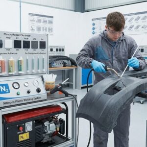 Учебно-производственная мастерская  «Инновационные технологии кузовного ремонта». Пост ремонта пластика и экстерьера.